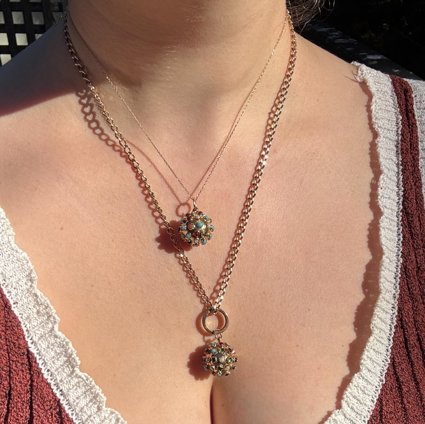 Vintage Medium 9CT Rainbow Sputnik