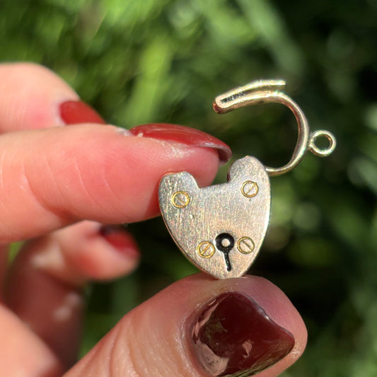 Vintage medium working 9CT Padlock
