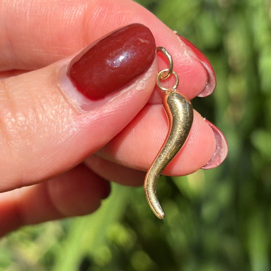 Vintage 9CT Italian Cornicello
