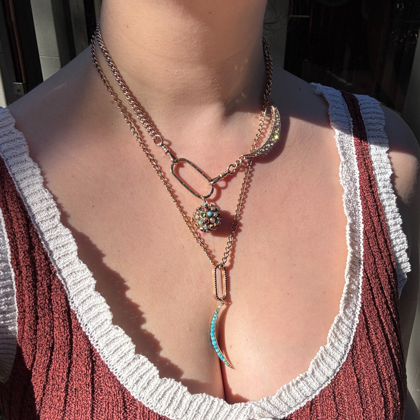 Vintage Medium 9CT Rainbow Sputnik